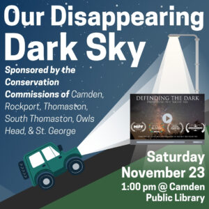 11/23: “Our Disappearing Dark Sky”